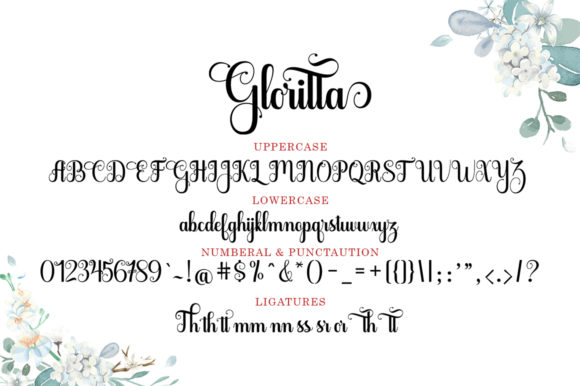 Gloritta Font - Preview 6