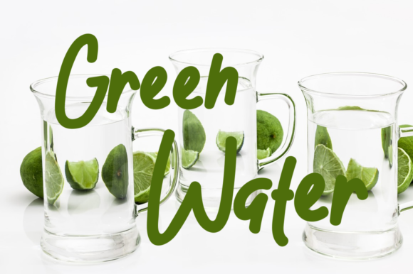 Green Juice Font - Preview 1
