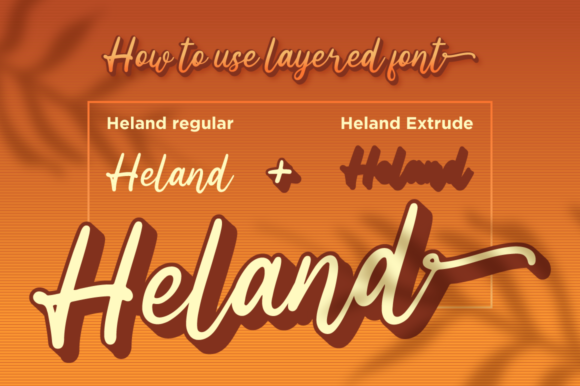 Heland Font - Preview 4