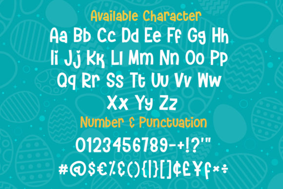 House Easter Font - Preview 6