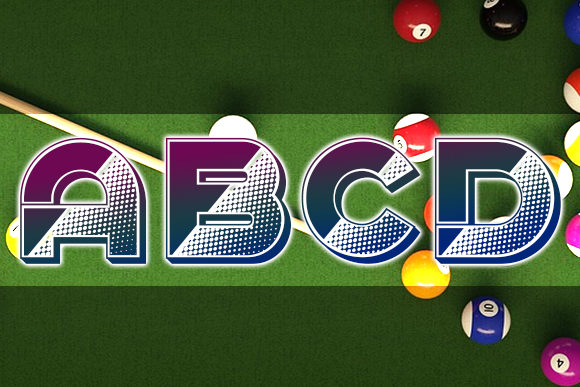 Karambol Font PNG with transparent background - Preview 1