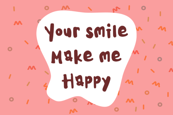 Kids Note Font PNG with transparent background - Preview 1