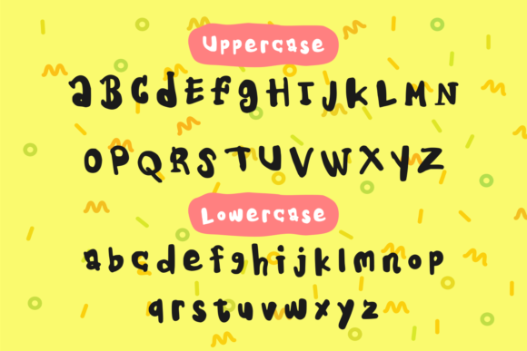 Kids Note Font PNG with transparent background - Preview 4