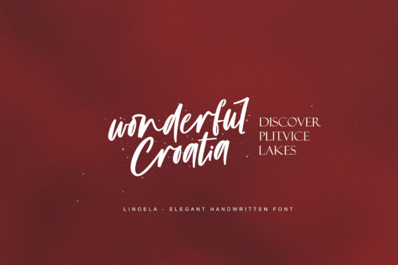 Linoela Font PNG with transparent background - Preview 1