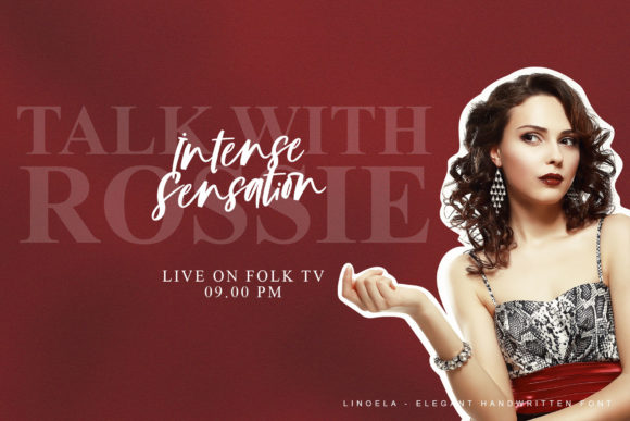 Linoela Font PNG with transparent background - Preview 2