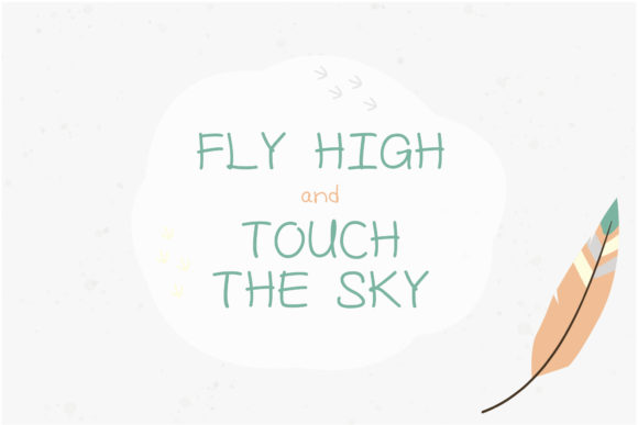 Little Sparrow Font PNG with transparent background - Preview 1