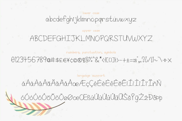 Little Sparrow Font PNG with transparent background - Preview 5