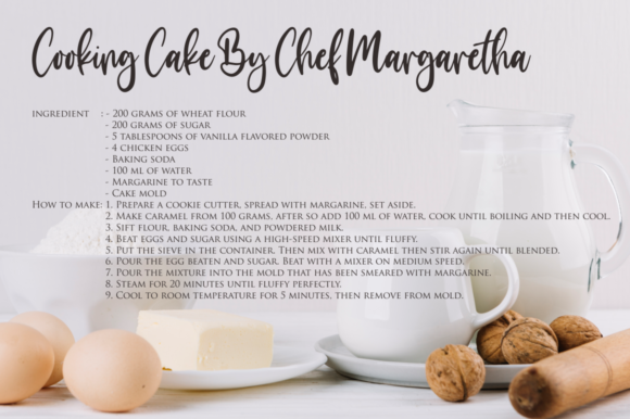 Make Cake Font PNG with transparent background - Preview 2