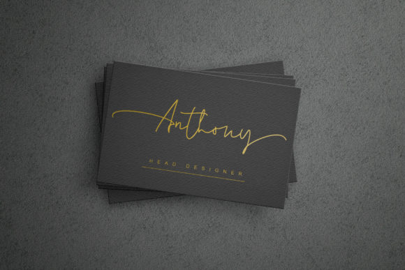 Michael Signature Font font preview - 6