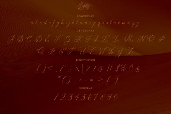 Rafalza Font PNG with transparent background - Preview 2