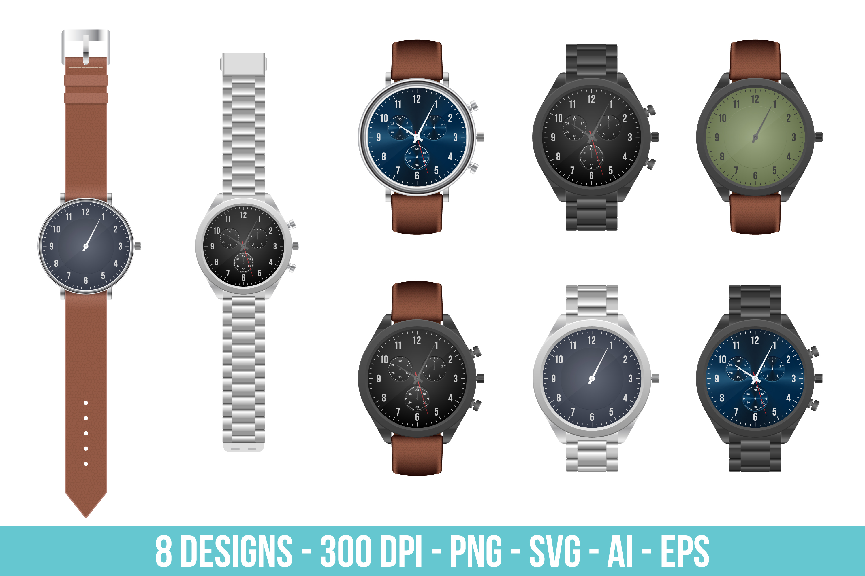 Realistic Hand Watch