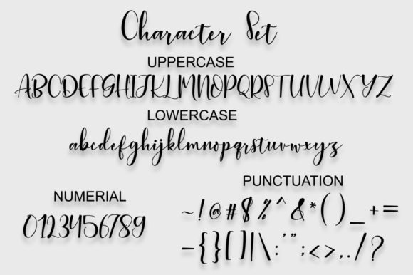 Shilla Font PNG with transparent background - Preview 4