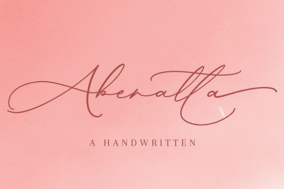 Aberatta Font - Preview 1
