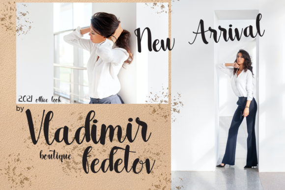 Anthracite Font PNG with transparent background - Preview 2