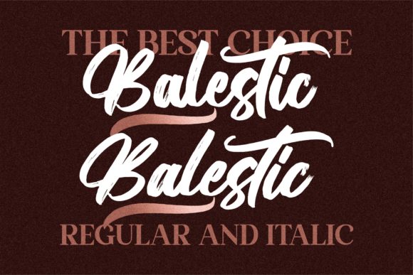 Balestic Font - Preview 2
