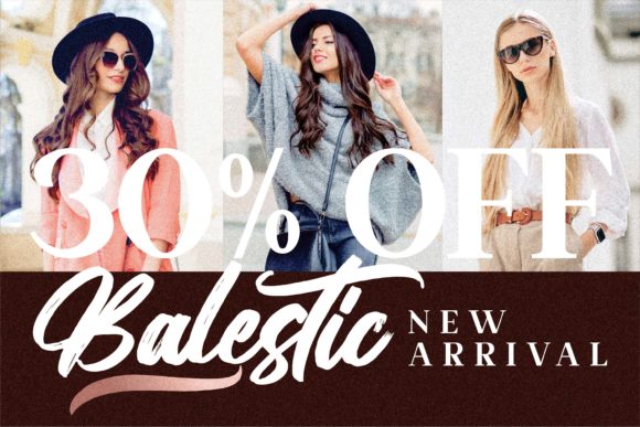 Balestic Font - Preview 4