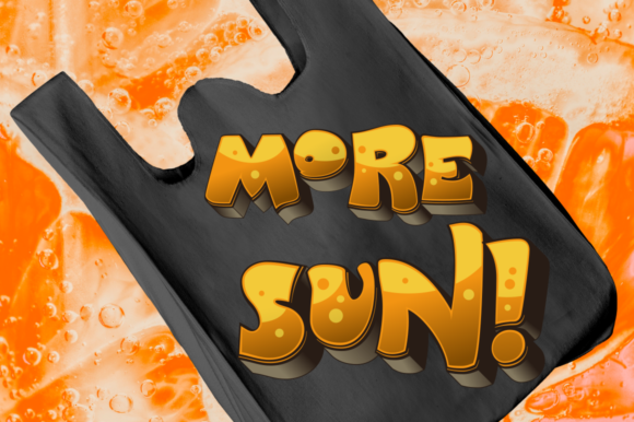 BigPartyO2 Orange Font - Preview 5