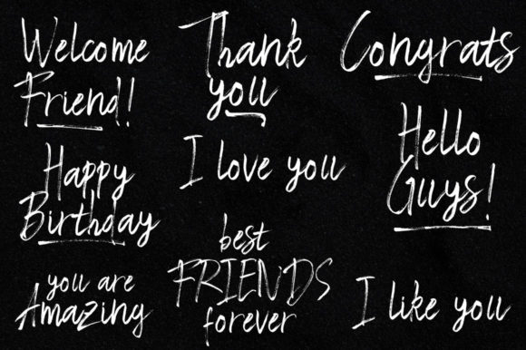 Broken Brush Font - Preview 2