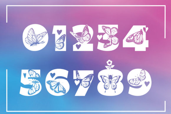 Butterfly Lover Font - Preview 2