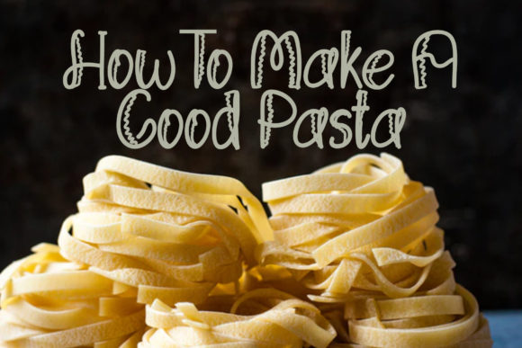 Curly Pasta Font - Preview 1