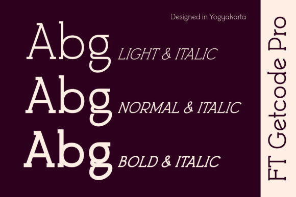 FT Getcode Pro Font - Preview 2