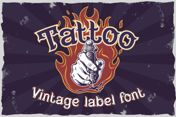 Fire Needle Font - Preview 1
