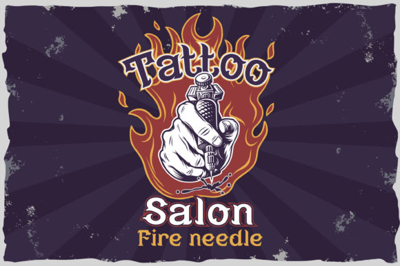 Fire Needle Font - Preview 4