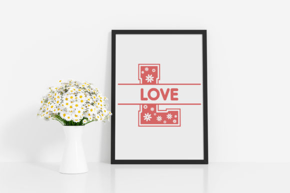 Flowers Monogram Font - Preview 2