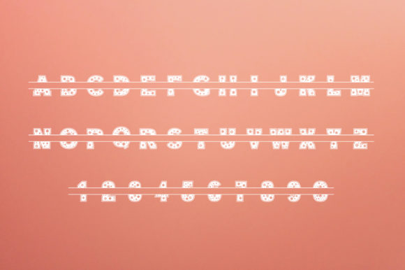 Flowers Monogram Font - Preview 4