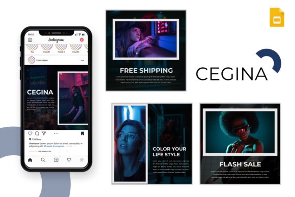 Instagram Feed Template Cegina Graphics