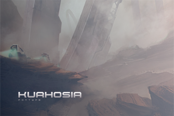 Kurhosia Font PNG with transparent background - Preview 1