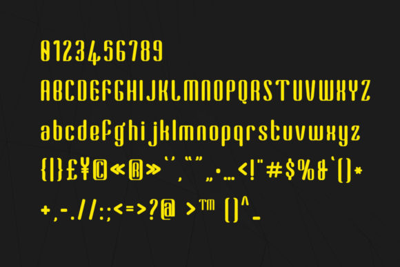 Limpkin Font PNG with transparent background - Preview 2