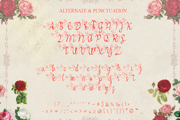 Lova Mellia Font PNG with transparent background - Preview 2