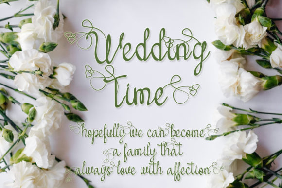 Lova Mellia Font PNG with transparent background - Preview 4