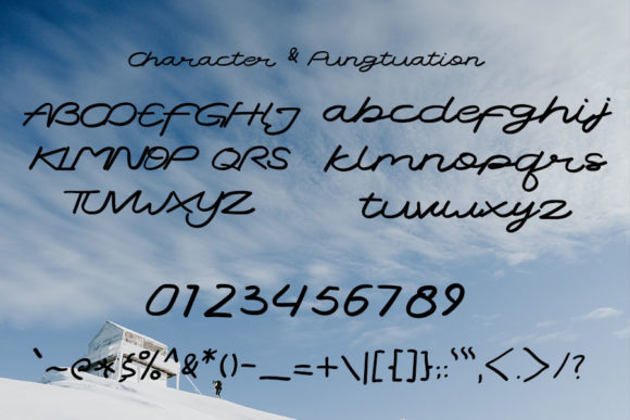 Master Brush Font PNG with transparent background - Preview 4