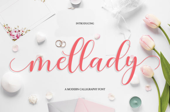 Mellady Font PNG with transparent background - Preview 2