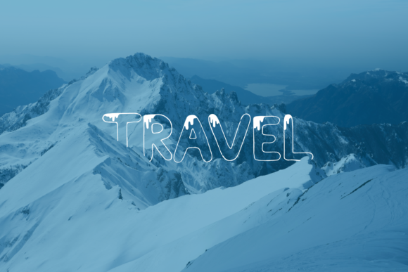 Melt Fuji Font PNG with transparent background - Preview 3