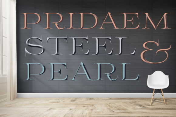 PridaEm Font PNG with transparent background - Preview 2