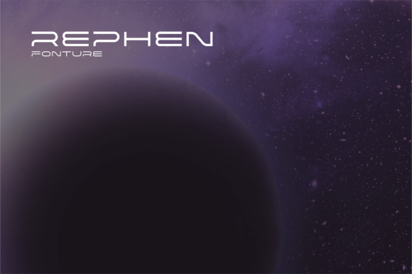 Rephen Font PNG with transparent background - Preview 1