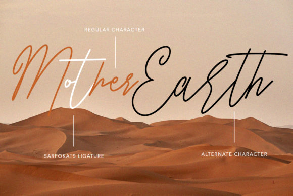 Sarfokats Font PNG with transparent background - Preview 3