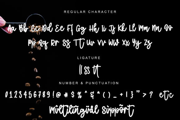 Seruput Kopi Font PNG with transparent background - Preview 4