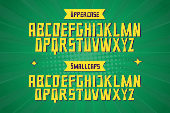 Shocked Up Font font preview - 1