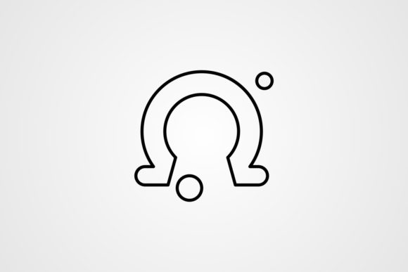 Vector Horseshoe Line Icon
