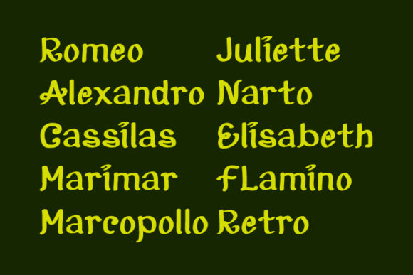 Amocelia Font - Preview 4