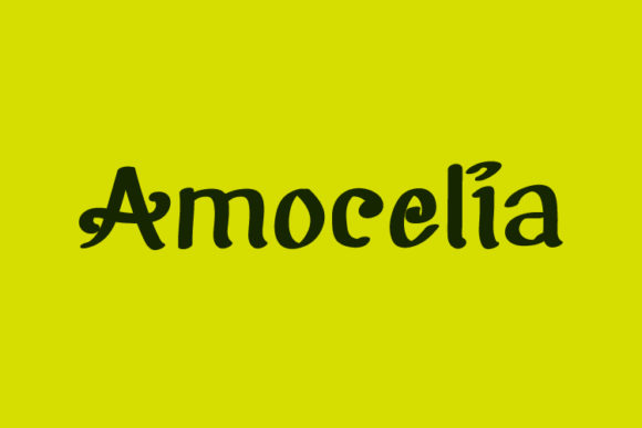 Amocelia Font - Preview 5