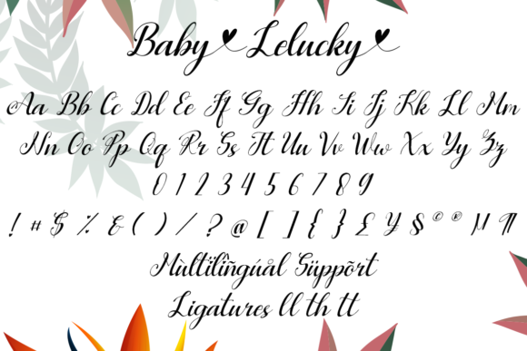 Baby Lelucky Font - Preview 6