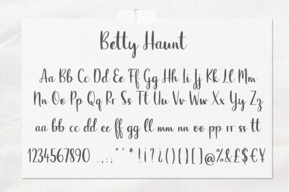 Betty Haunt Font - Preview 1