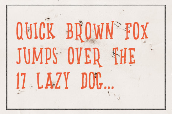 Bushwhack Font - Preview 3