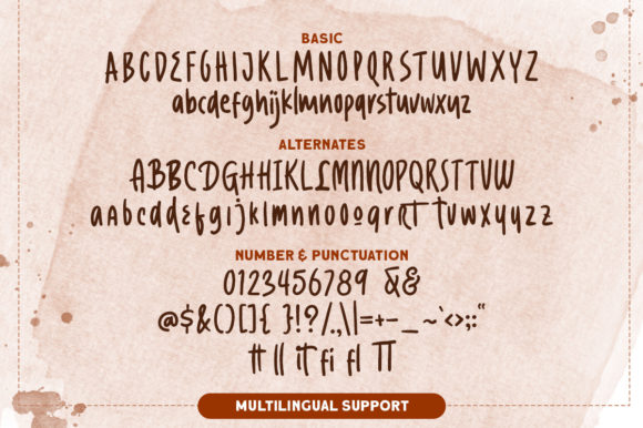 Caramel Chestnut Font - Preview 5