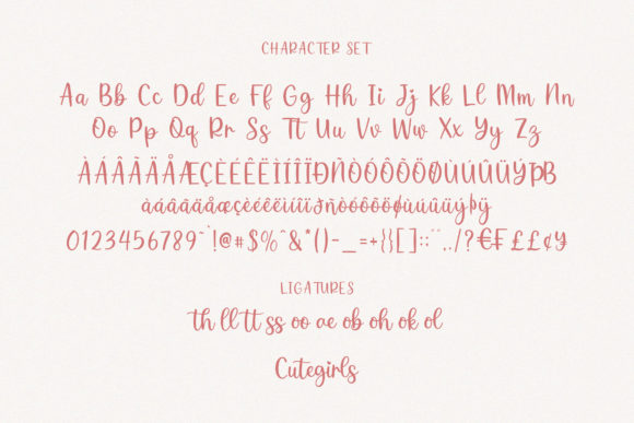 Cutegirls Font - Preview 6